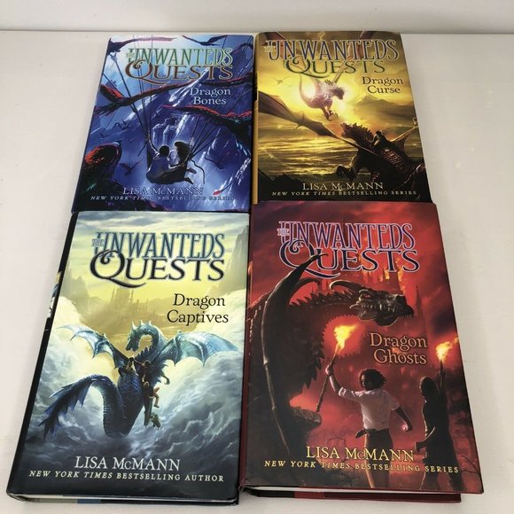 THE UNWANTEDS & QUESTS Lisa McMann Lot of 11 Island Dragon Paperback & Hardback - Picture 5 of 5